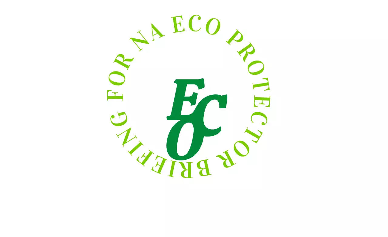 Promote your eco-certification with simple green text