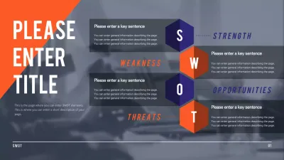 Orange Modern Swot Guide Infographic