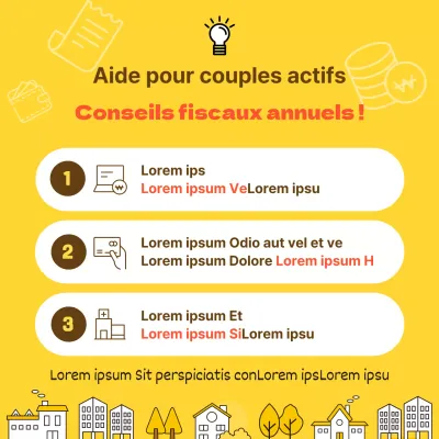 Conseils fiscaux de fin d'année pour les couples à double revenu en jaune