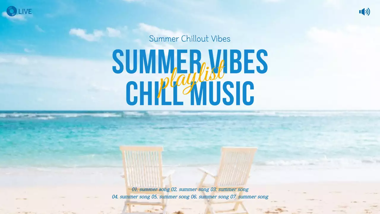 Blue Modern Music Playlist YouTube Thumbnail