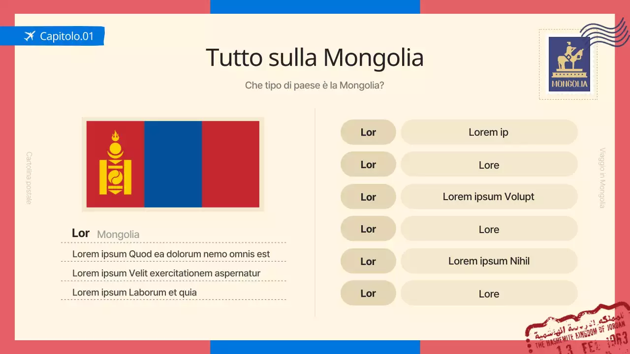 Guida alla Mongolia, una destinazione di tendenza in blu e rosso