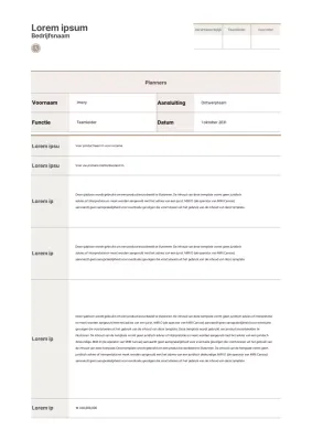 Bruin en eenvoudig reclamepraatje