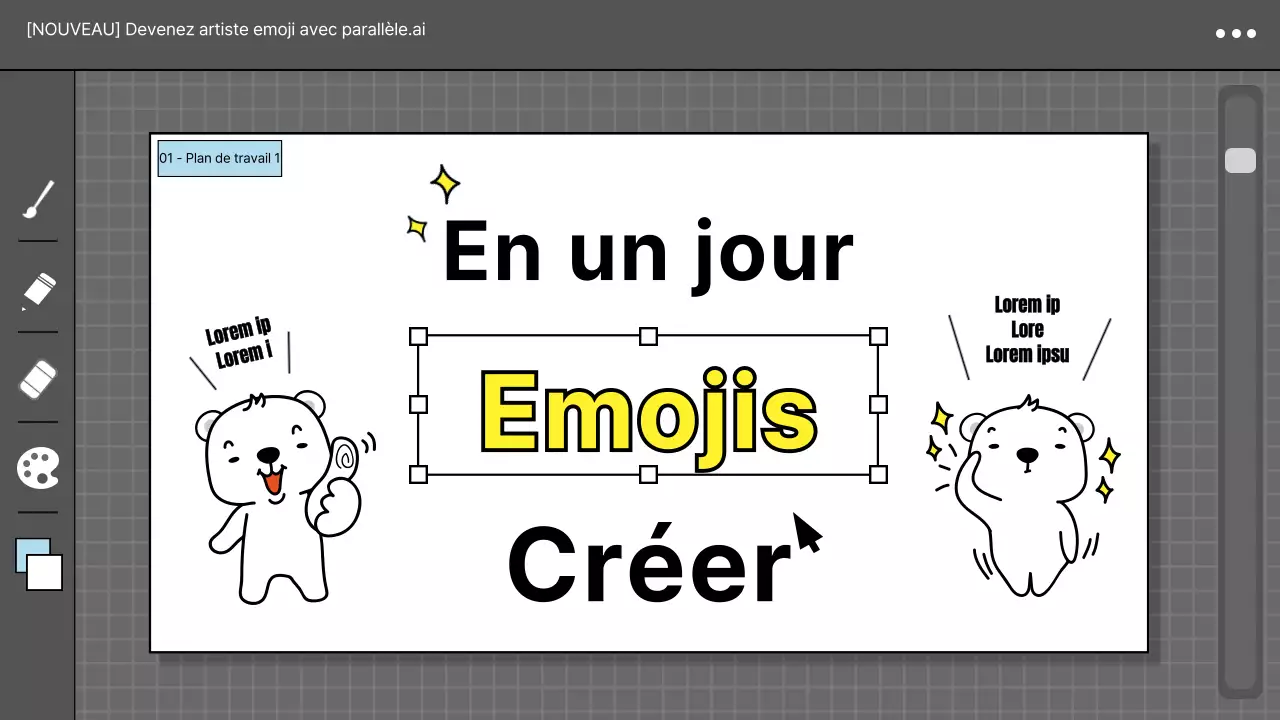 Créez des émojis avec de jolies illustrations pour les vignettes de YouTube