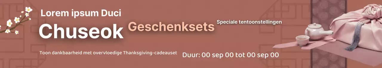 Chuseok Geschenkset Tentoonstelling