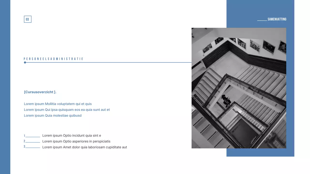 Een pastel en subtiele universiteitssyllabus