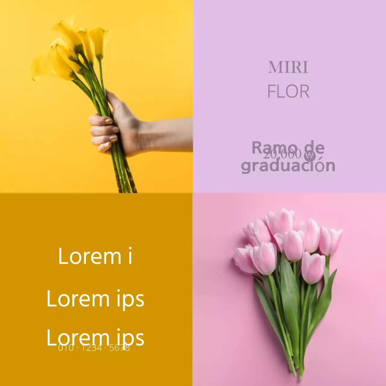 Impresionante entrega de flores