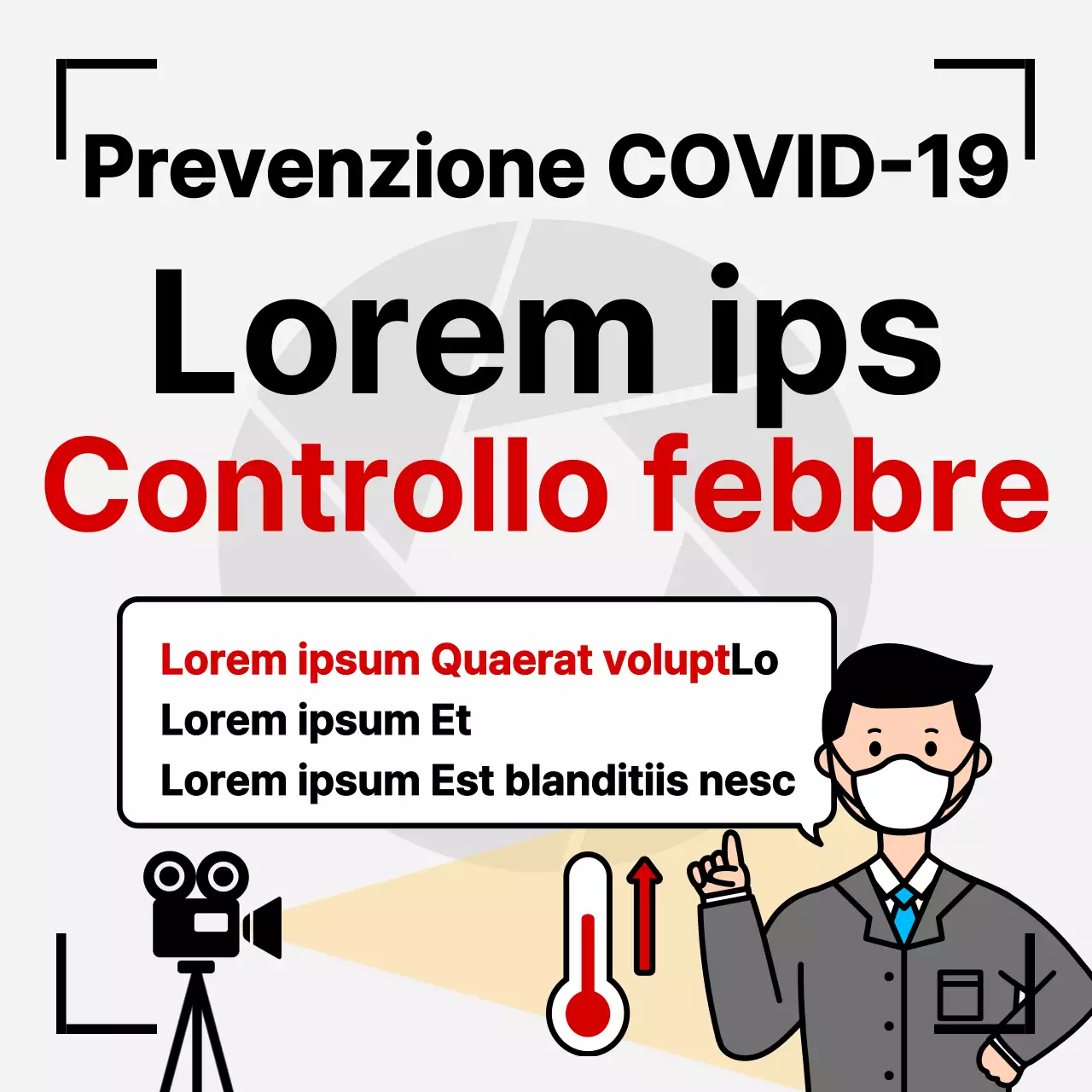 Guida al controllo della febbre con la termocamera COVID-19 in grassetto nero