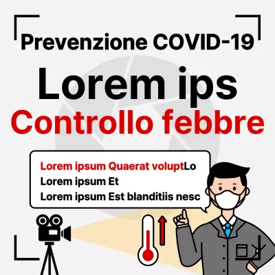 Guida al controllo della febbre con la termocamera COVID-19 in grassetto nero