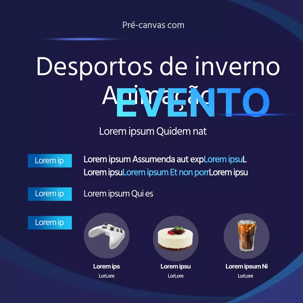 Evento de animação de desportos de inverno da Marinha