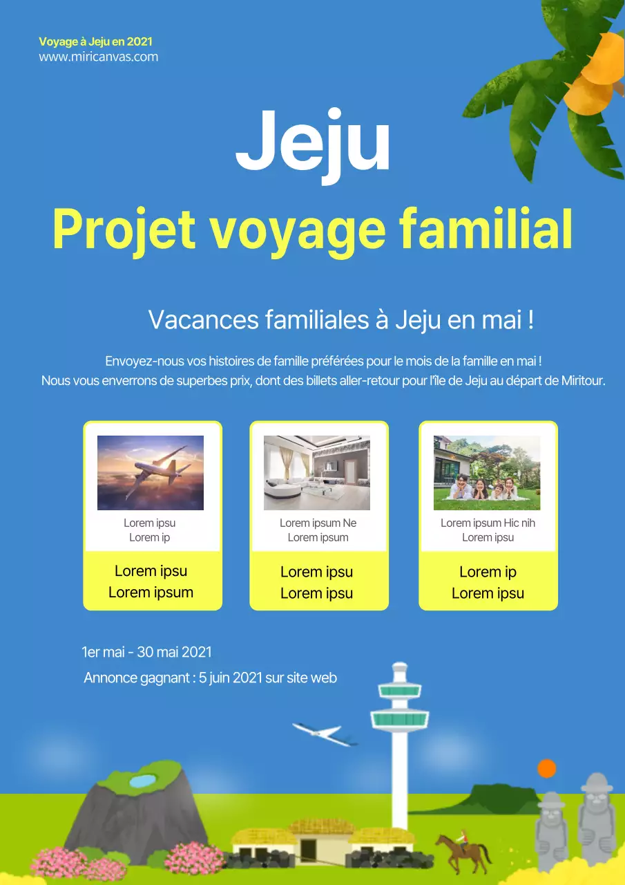 Page de l'événement "Blue-green Okinawa Family Travel" (en anglais)