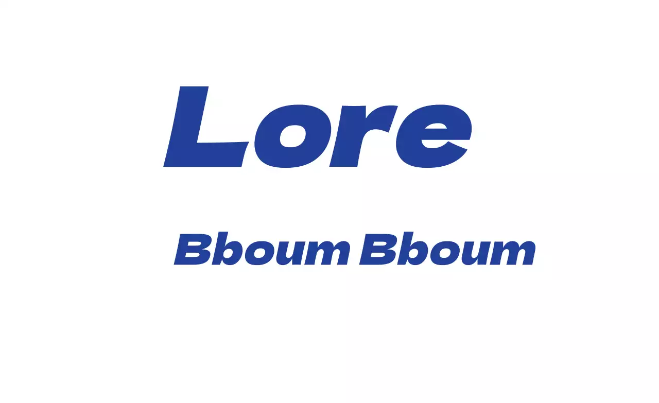 Message simple blanc bleu