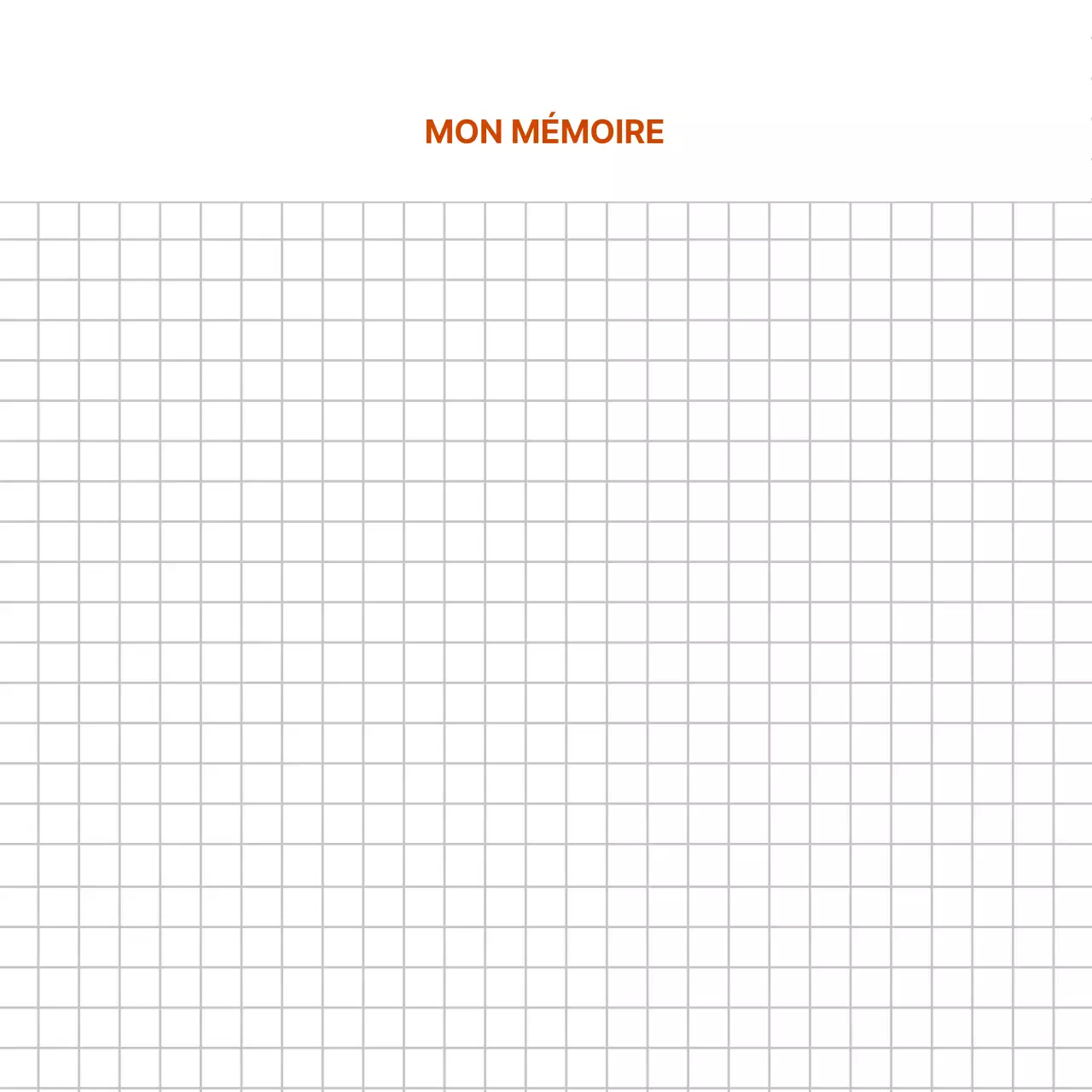 Ligne blanche notes simples