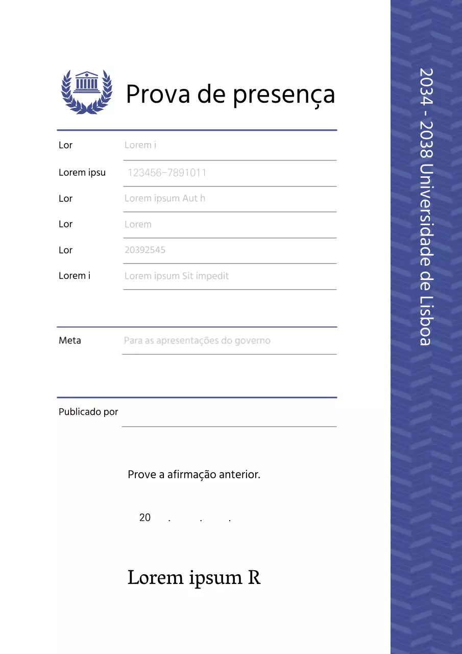 Bluetone's Certificate of Attendance Miri University Certificate Documentos escolares