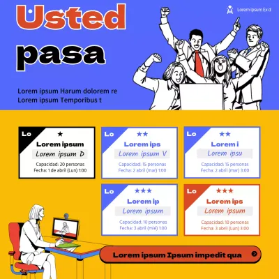 Ilustración de cómic concepto entrevista de trabajo consultoría programa de aceptación de empleo