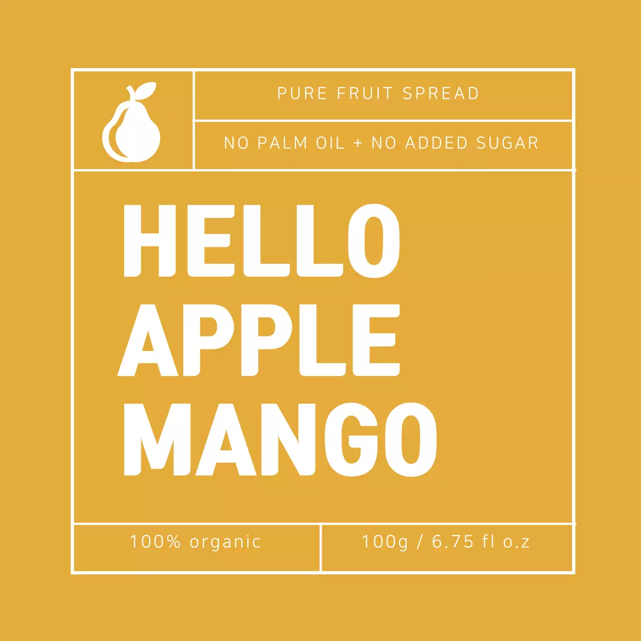 Label Selai Mangga Apel