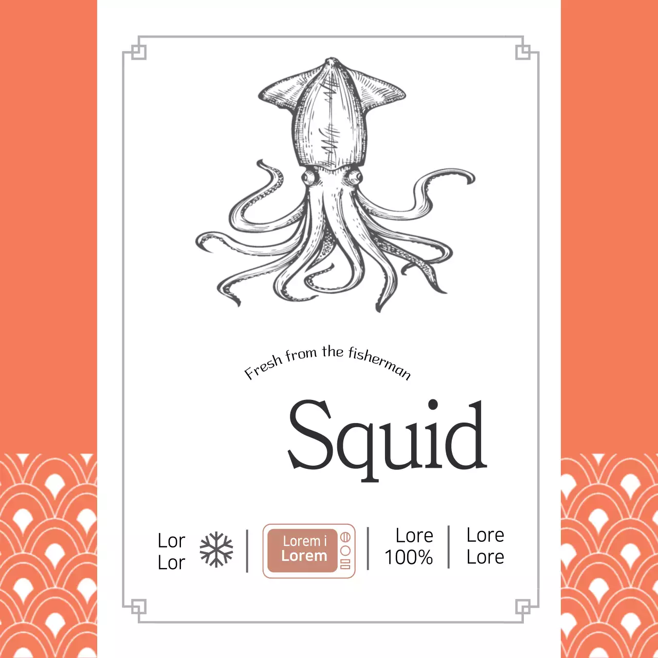 Makanan laut Cumi-cumi liar