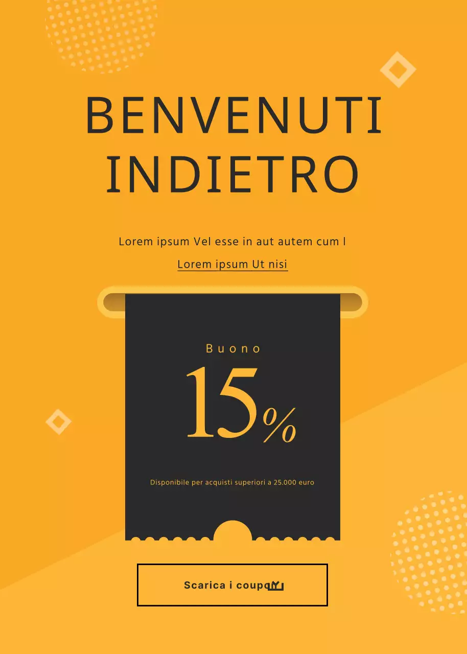 Ottenere il 15% di sconto con il Coupon
