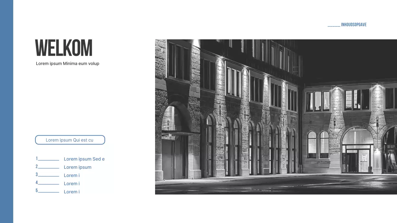 Een pastel en subtiele universiteitssyllabus