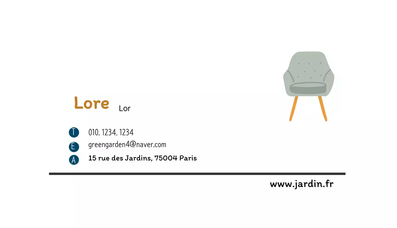 Illustration rose Meubles d'intérieur soignés