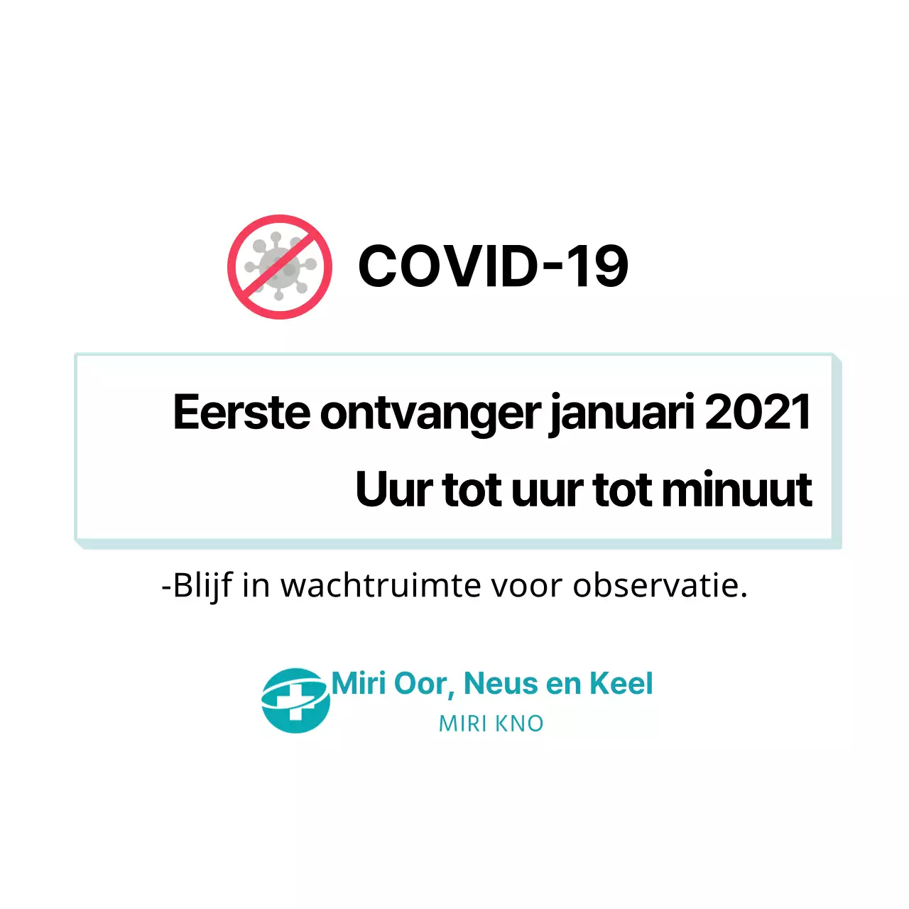 Vaccinatie Cirkel Sticker