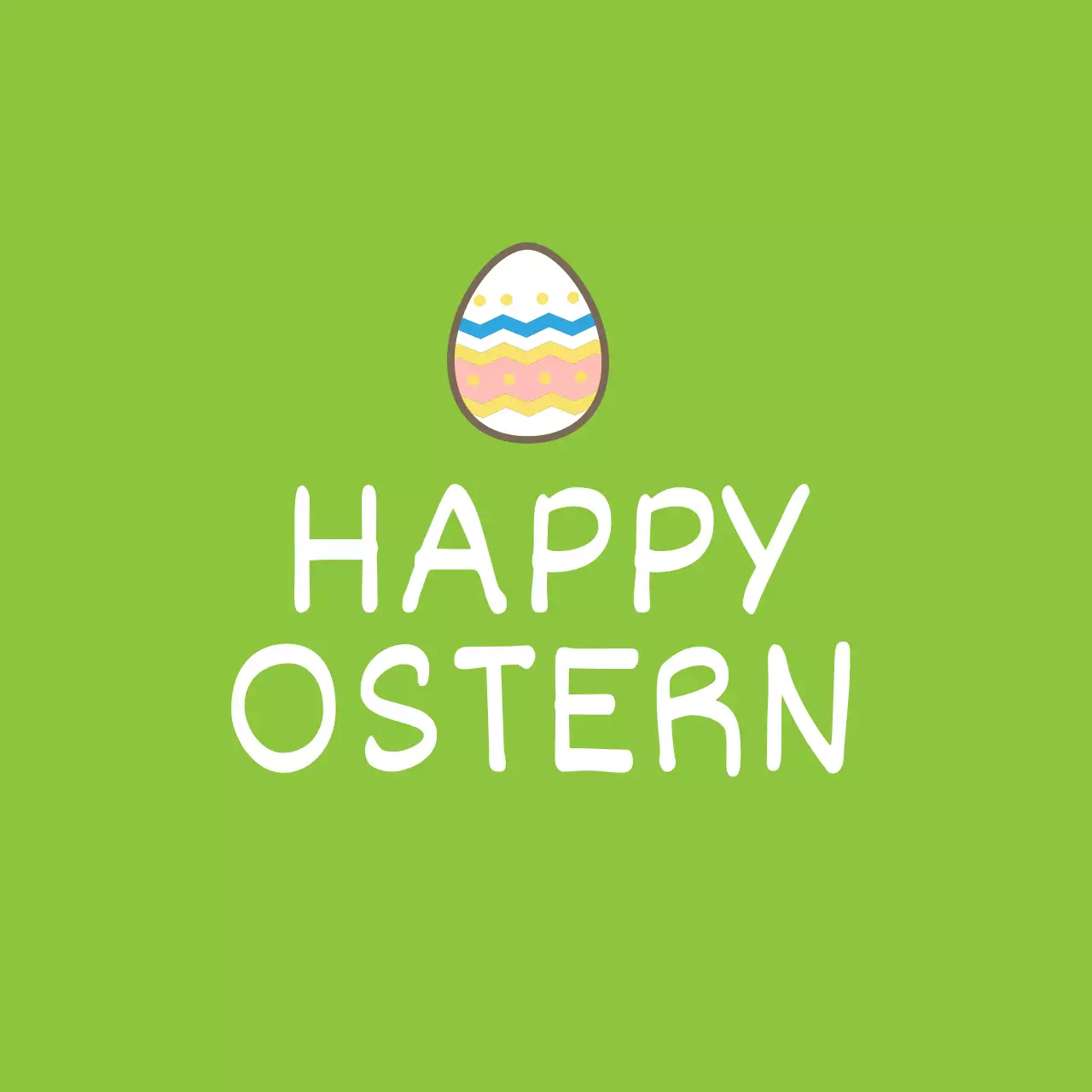 Niedliche Ostern Kirche Kreis Aufkleber in Chartreuse