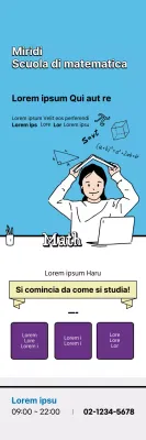 Scuola di matematica blu