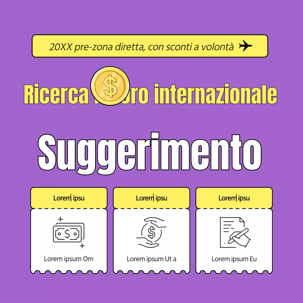 Una guida semplice, viola e gialla, ai benefici per la ricerca di un lavoro per gli espatriati
