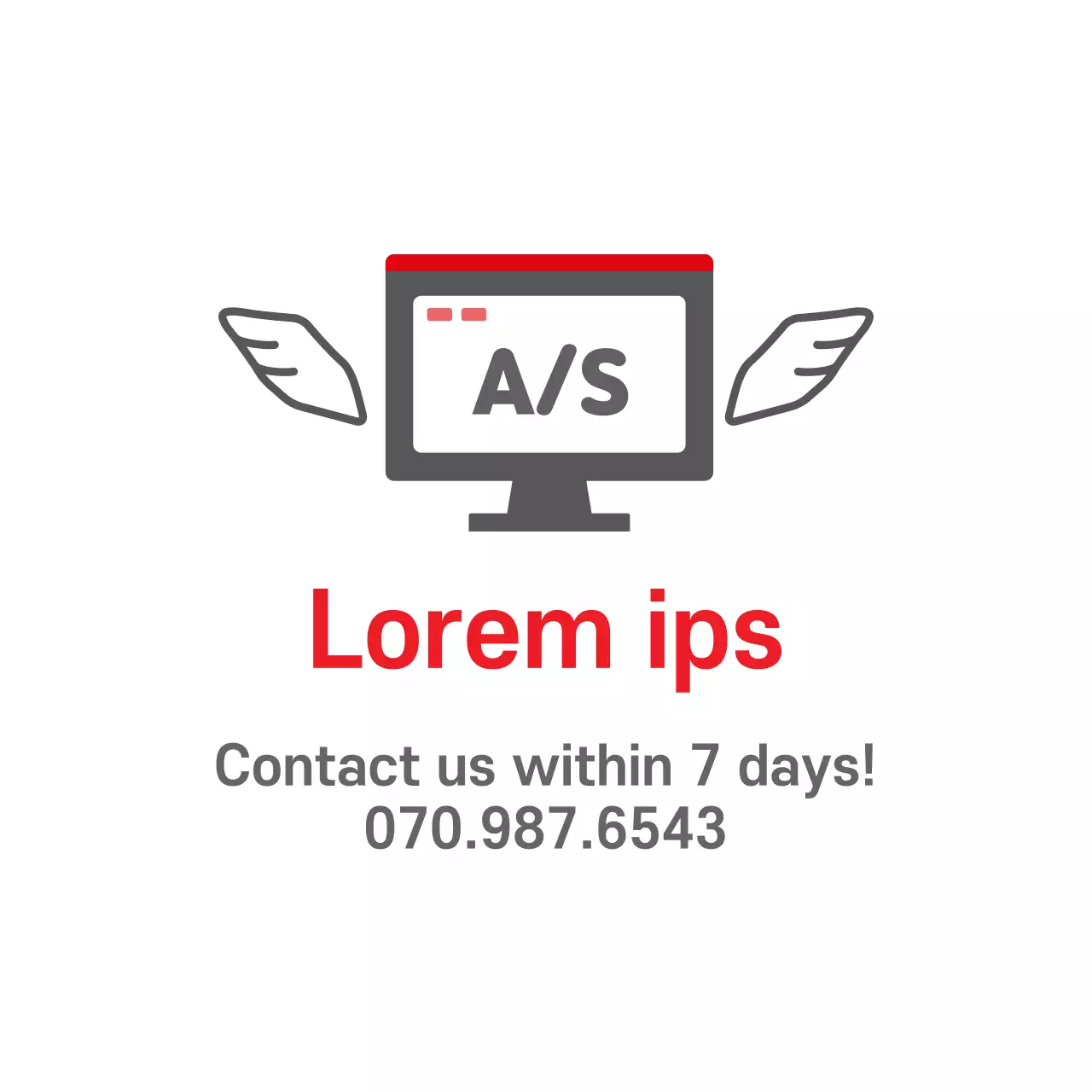 Red Minimal Tech Announcement Banner