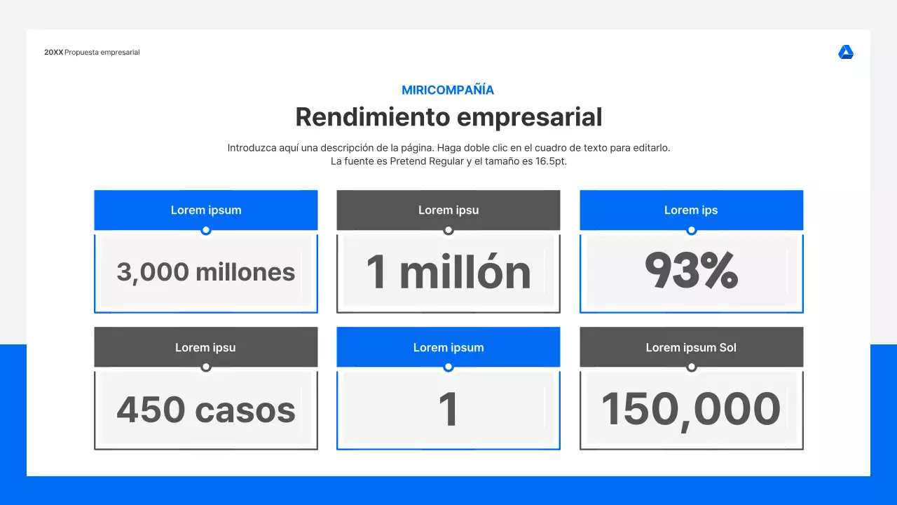 Kit de presentación de propuestas de negocio limpio e intuitivo en azul y gris claro