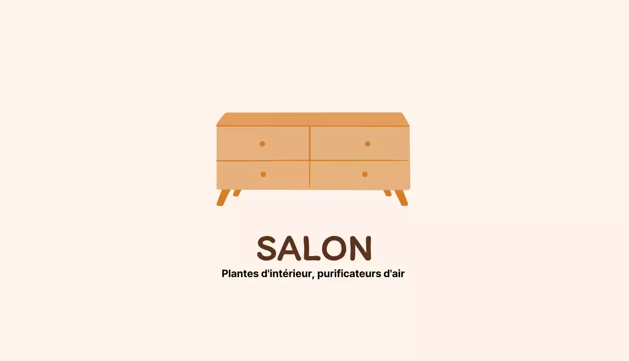 Illustration rose Meubles d'intérieur soignés