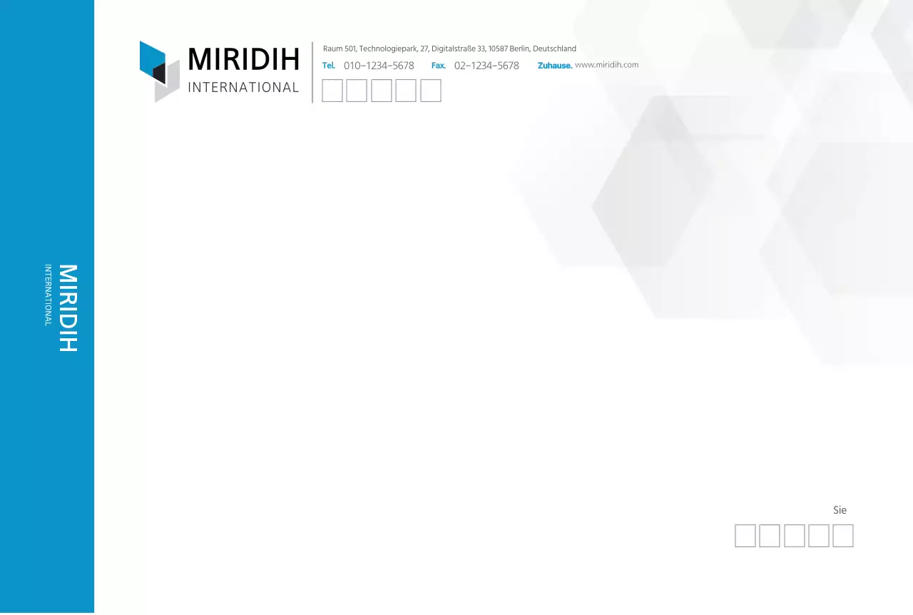 Blaue einfache Unternehmensjacke Großer Umschlag