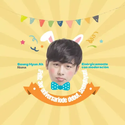 Feliz tercer aniversario