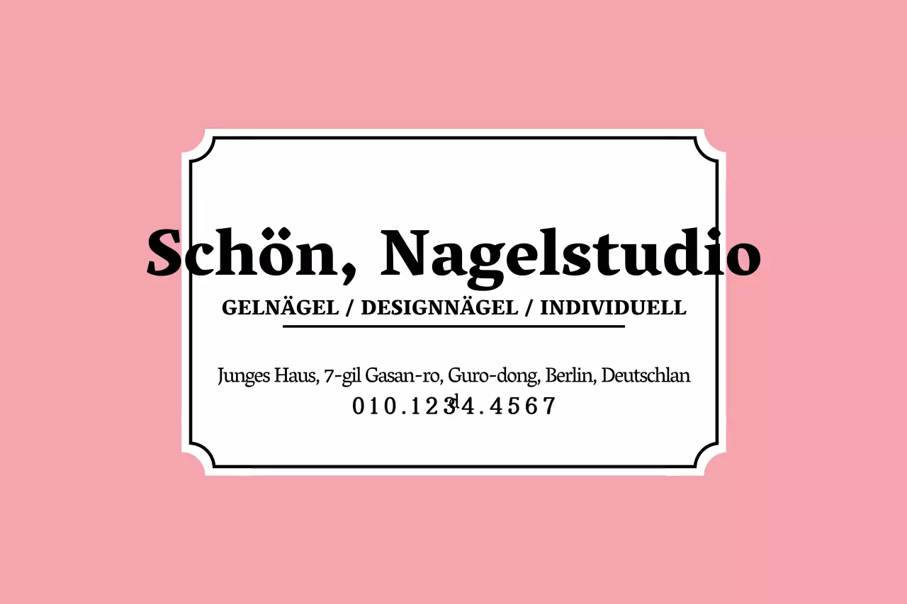 Schönes Nagelstudio