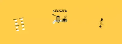 Gelb illustrierte Cafe Checkliste