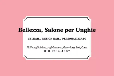 Bellissimo negozio di unghie