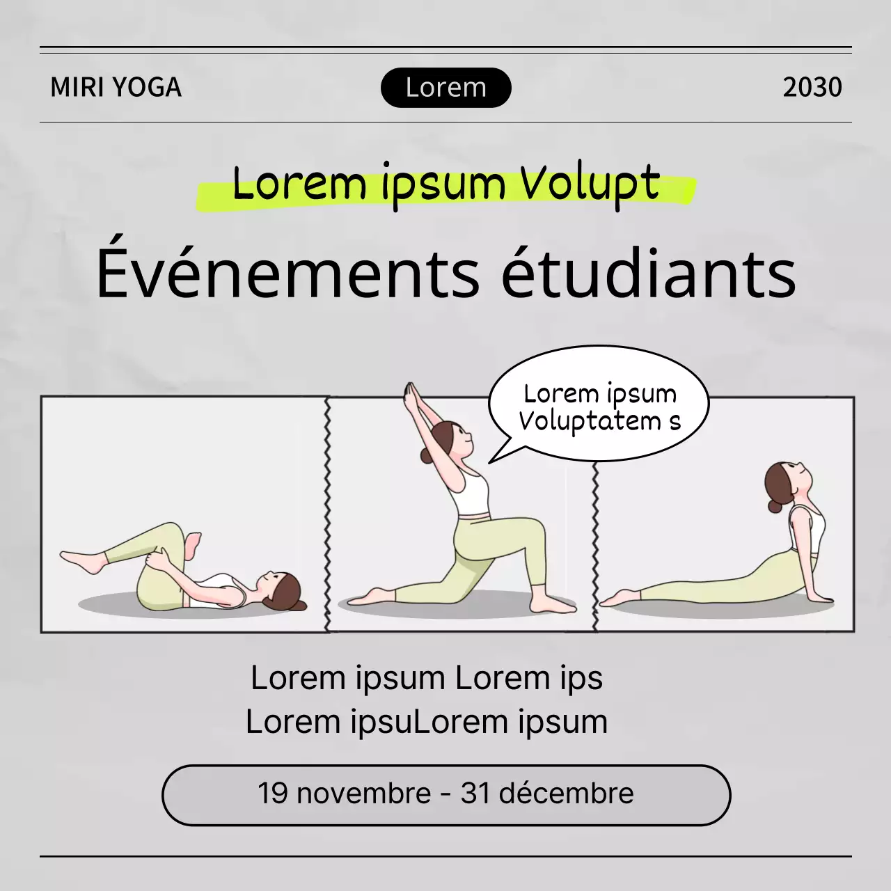 Événements SAT en gris