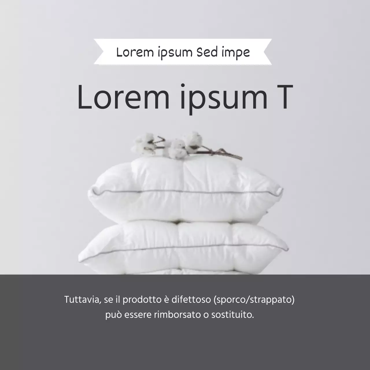 Lista di controllo del piumino semplice grigio foto-accentuato