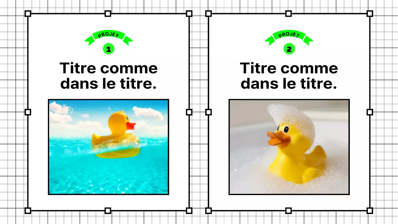 Un mignon agenda conceptuel en noir et couleurs néon