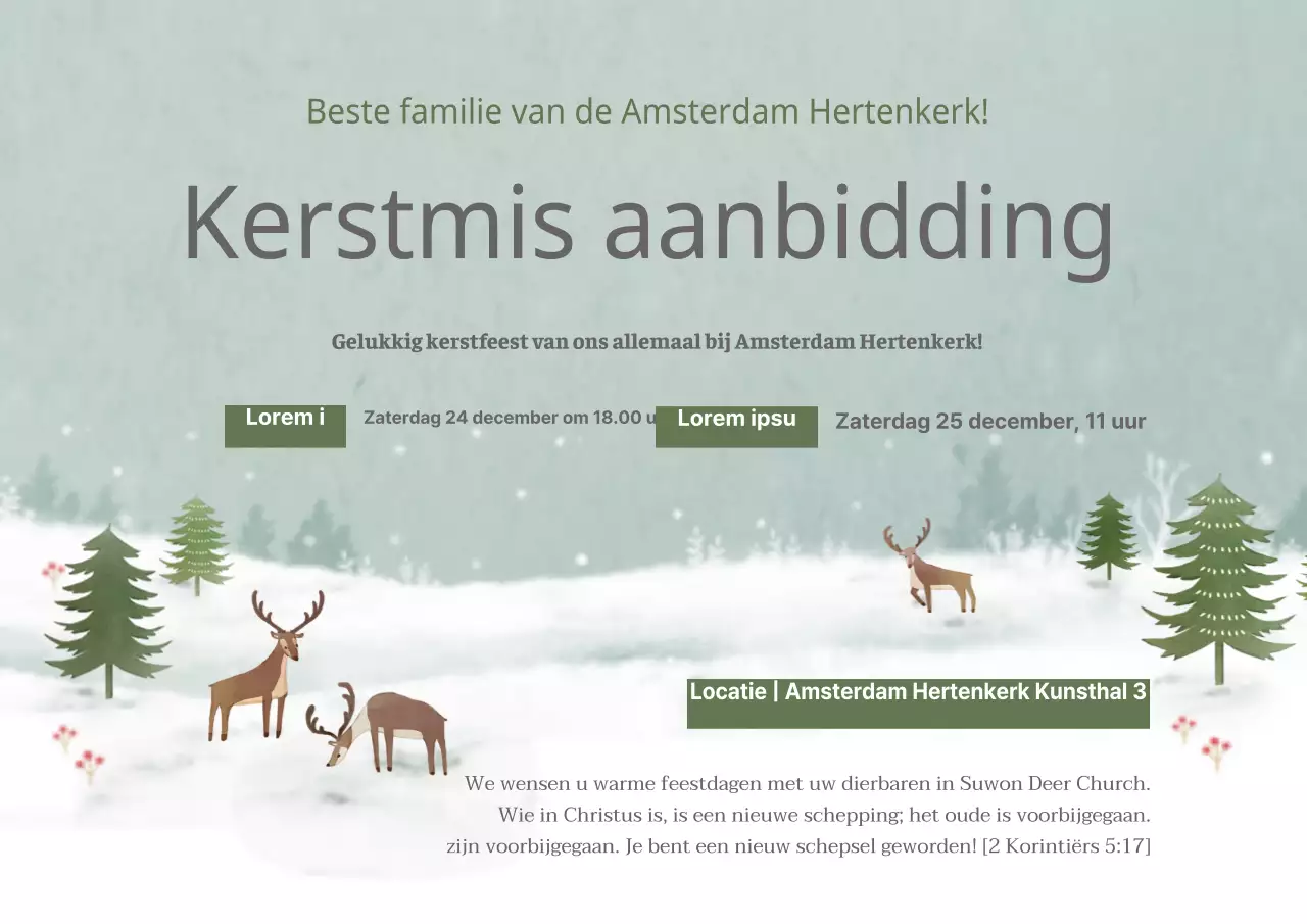 Kerstmis aanbidding