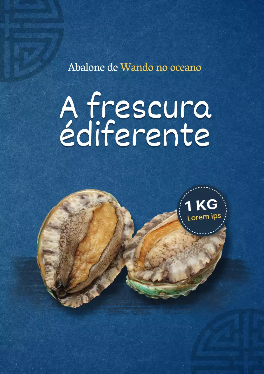 AzulTradicionalAbalonePoster