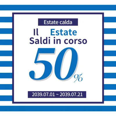 Strisce blu Estate calda Vendita estate calda