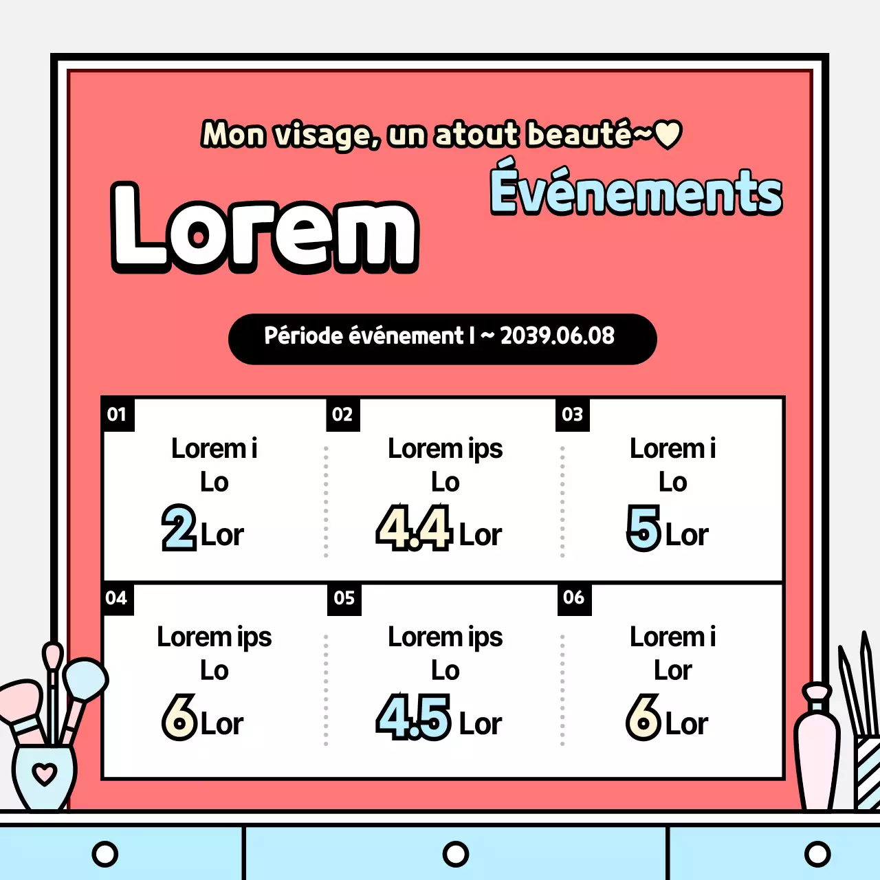 Événements en dermatologie