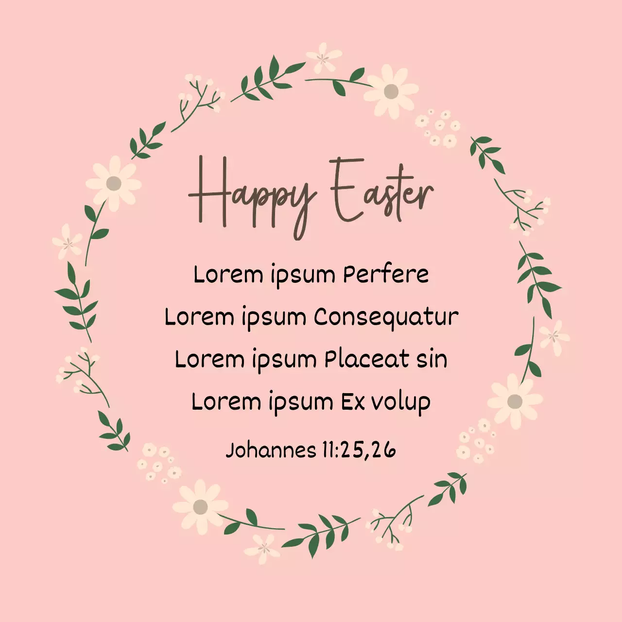 Rosa Illustration ordentlich Kirche Ostern Etikett