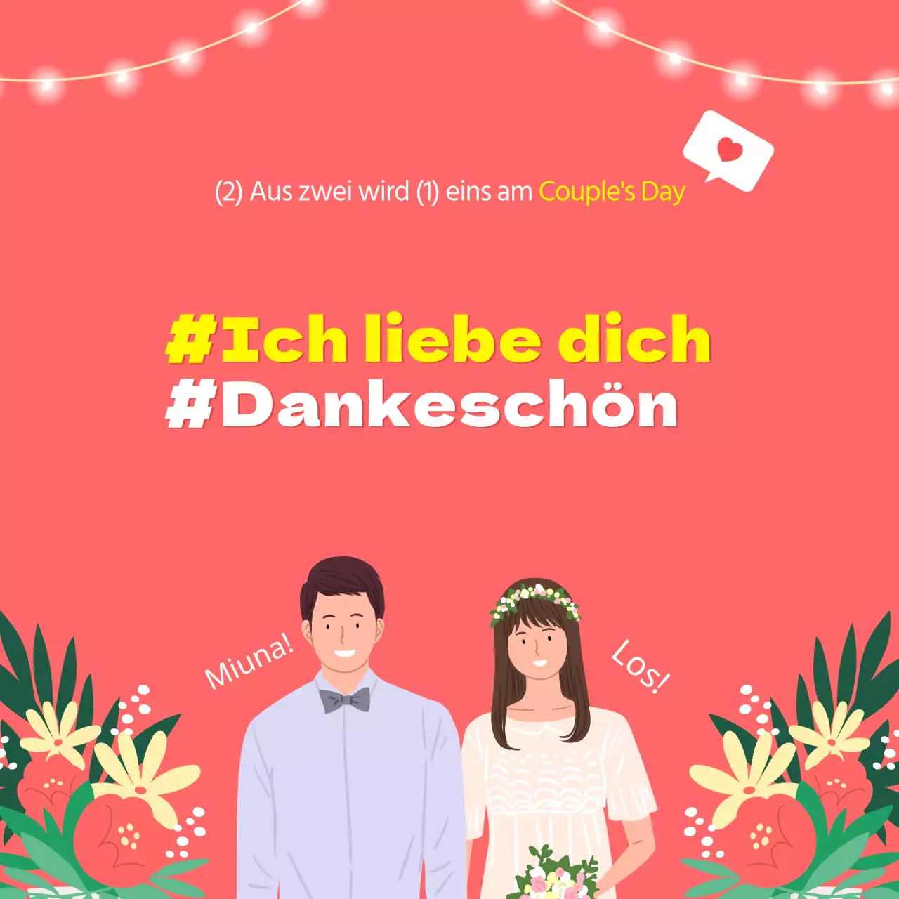 PinkPink Couple's DayDesign