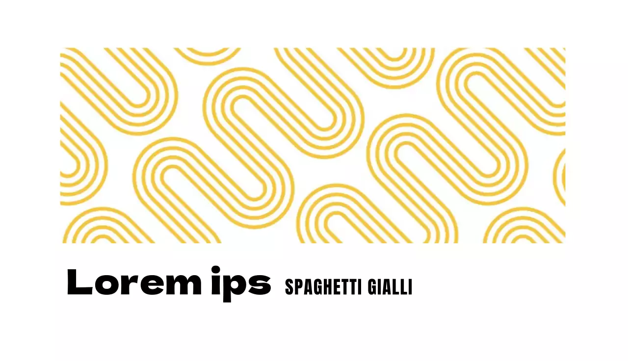 Biglietto da visita per catering con motivo tradizionale giallo