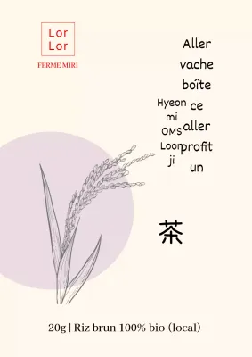 Flyer simple beige et rouge pour un événement d'échange interdisciplinaire