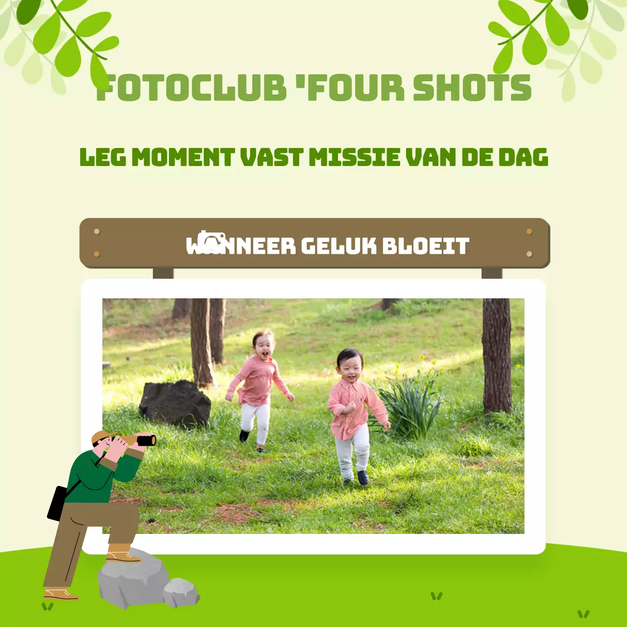 Groene Illustratie Fotografie Club Missie