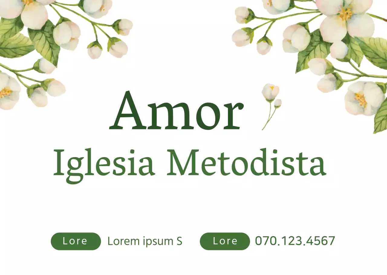 blanco verde flor ilustración ilustración iglesia promoción