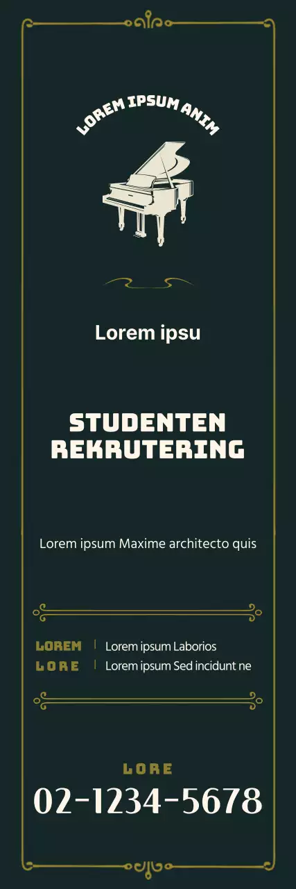 Studenten werven voor de Groene Muziekschool