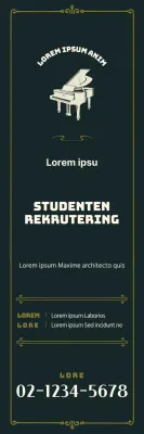 Studenten werven voor de Groene Muziekschool